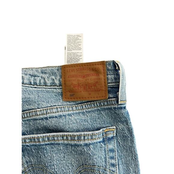 Levi's Premium 501 Men's Blue 93 Straight Leg Jeans Size 34X32 - Picture 10 of 10